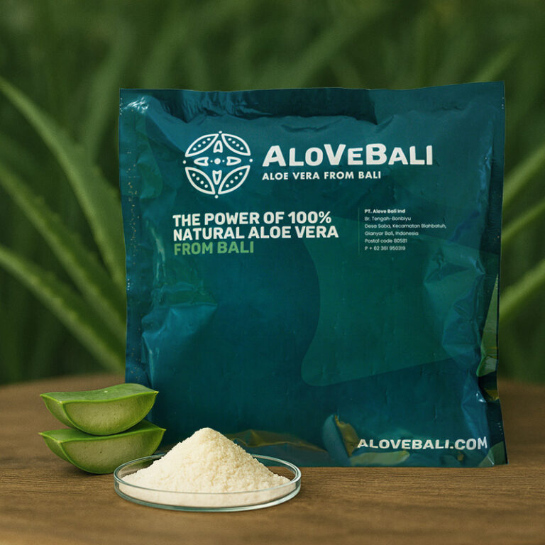 Natural Aloe Vera powder from organically grown Aloe Vera