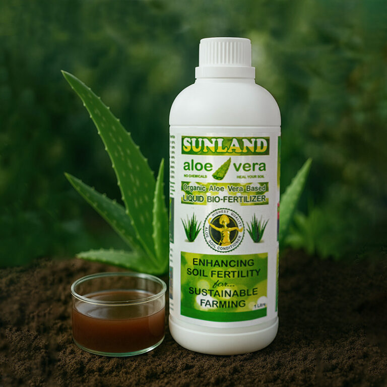 Sunland natural fertilizer from organically grown Aloe Vera
